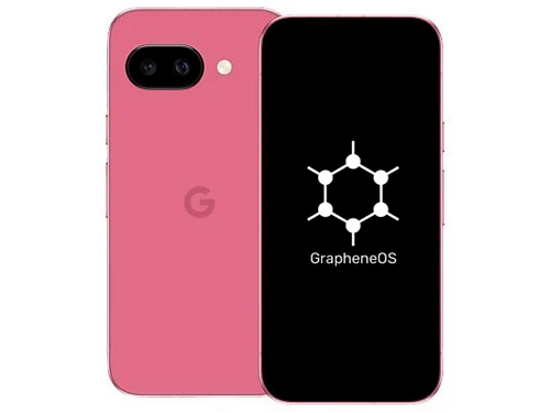 Google Pixel 9a GrapheneOS 128GB Encrypted Smartphone - Peony