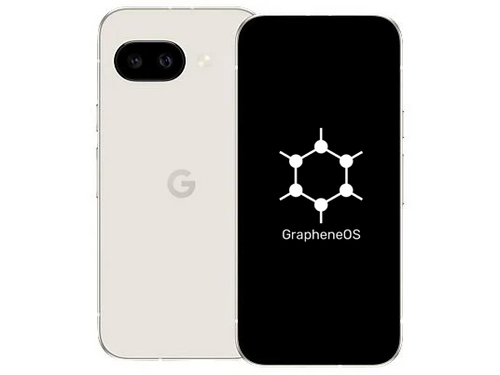 Google Pixel 9a GrapheneOS 128GB Encrypted Smartphone - Porcelain