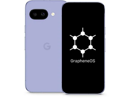 Google Pixel 9a GrapheneOS 128GB Encrypted Smartphone - Iris