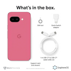 Google Pixel 9a GrapheneOS 128GB Encrypted Smartphone - Peony