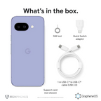 Google Pixel 9a GrapheneOS 128GB Encrypted Smartphone - Iris